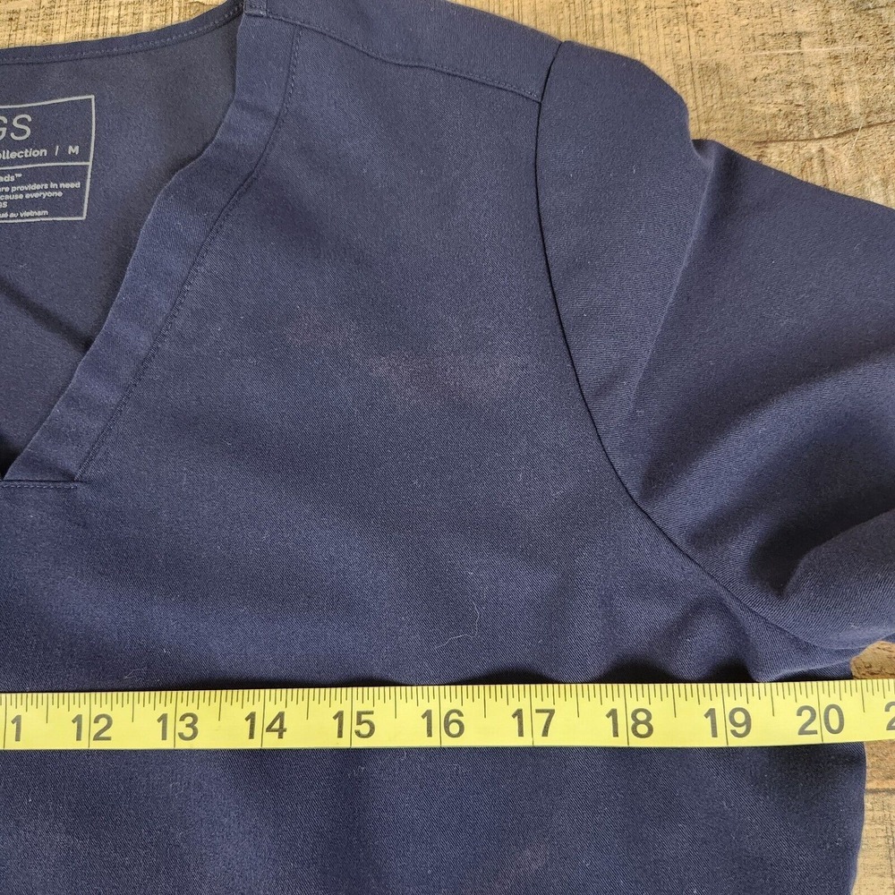 Figs Casma Three Pocket Scrub Women's Medium Blue Technical‎ Collection Uniform - Picture 4 of 8